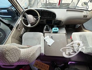 Used Toyota Coaster Bus 20 Seats With Electric Swing Door
