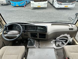 Second Hand Toyota Coaster Bus-Gasoline Engine