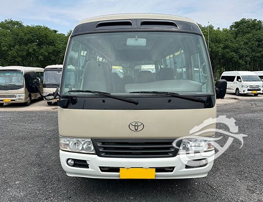 Second Hand Toyota Coaster Bus-Gasoline Engine