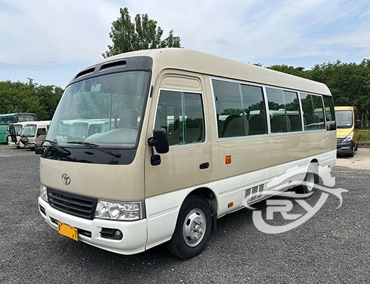 Second Hand Toyota Coaster Bus-Gasoline Engine
