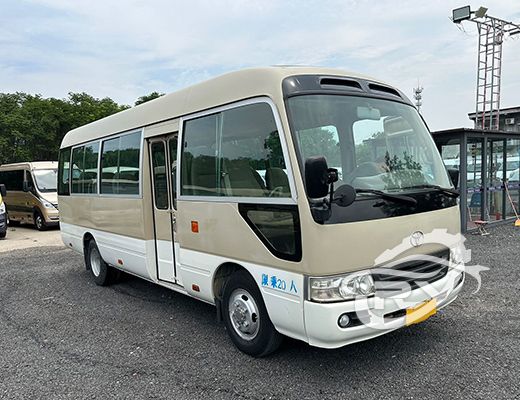 Second Hand Toyota Coaster Bus-Gasoline Engine